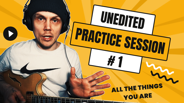I posted my first Jazz practice video today!